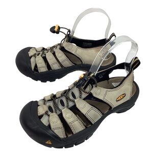 Keen Newport 2 Waterproof Slingback Leather Sandals Tan